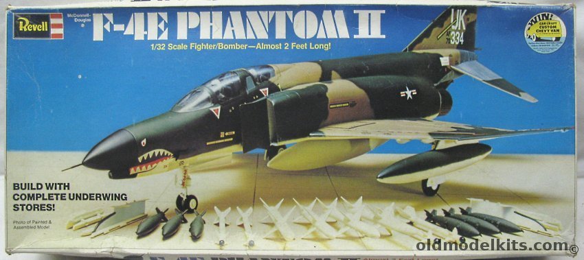 Revell 1/32 McDonnell-Douglas F-4E Phantom II, H182 plastic model kit